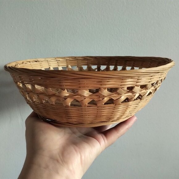 🌷Amazing Vintage Bread Basket Wedding Flower Girl's Basket Boho Seagrass Basket - Picture 3 of 15